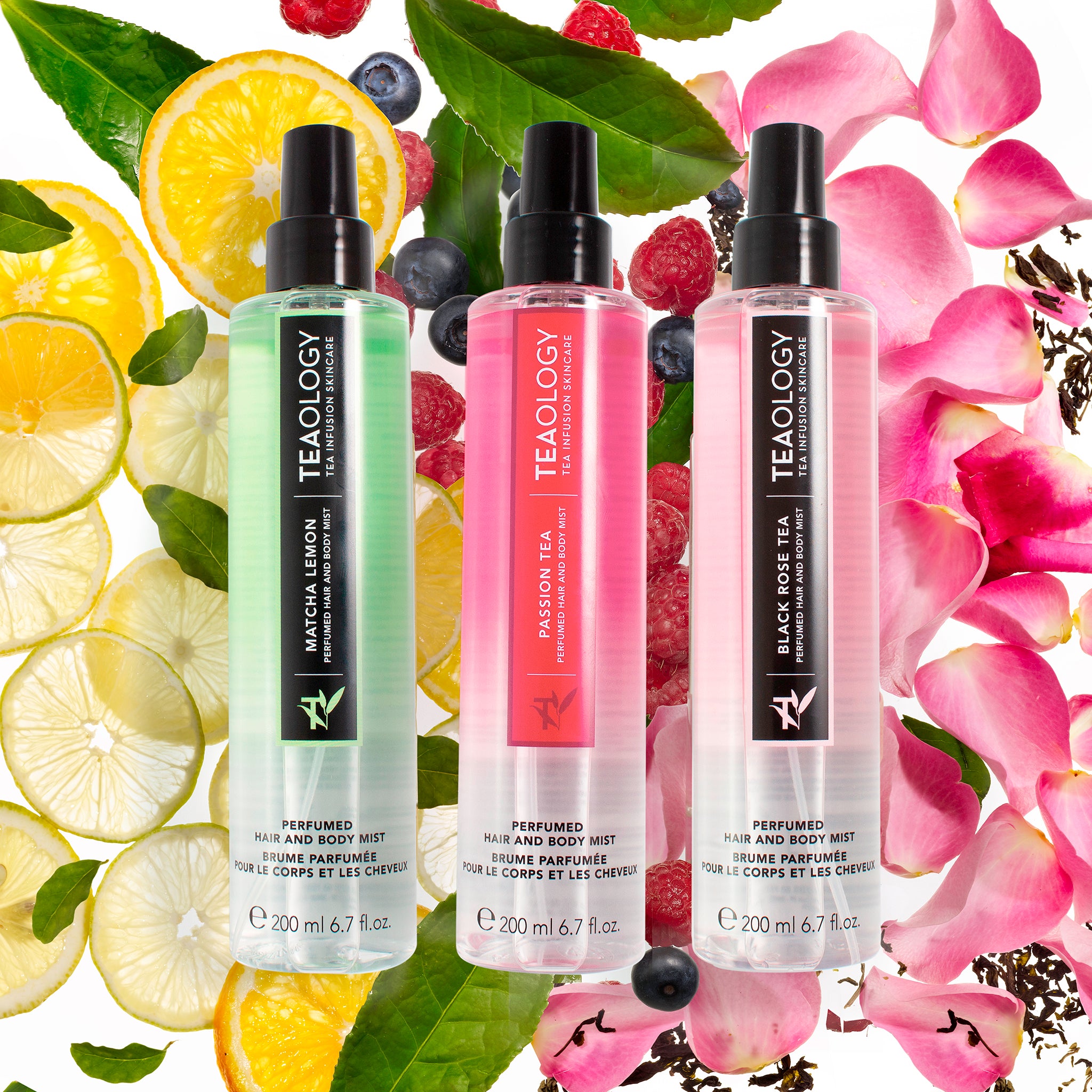 Hair and body mist differenti fragranze