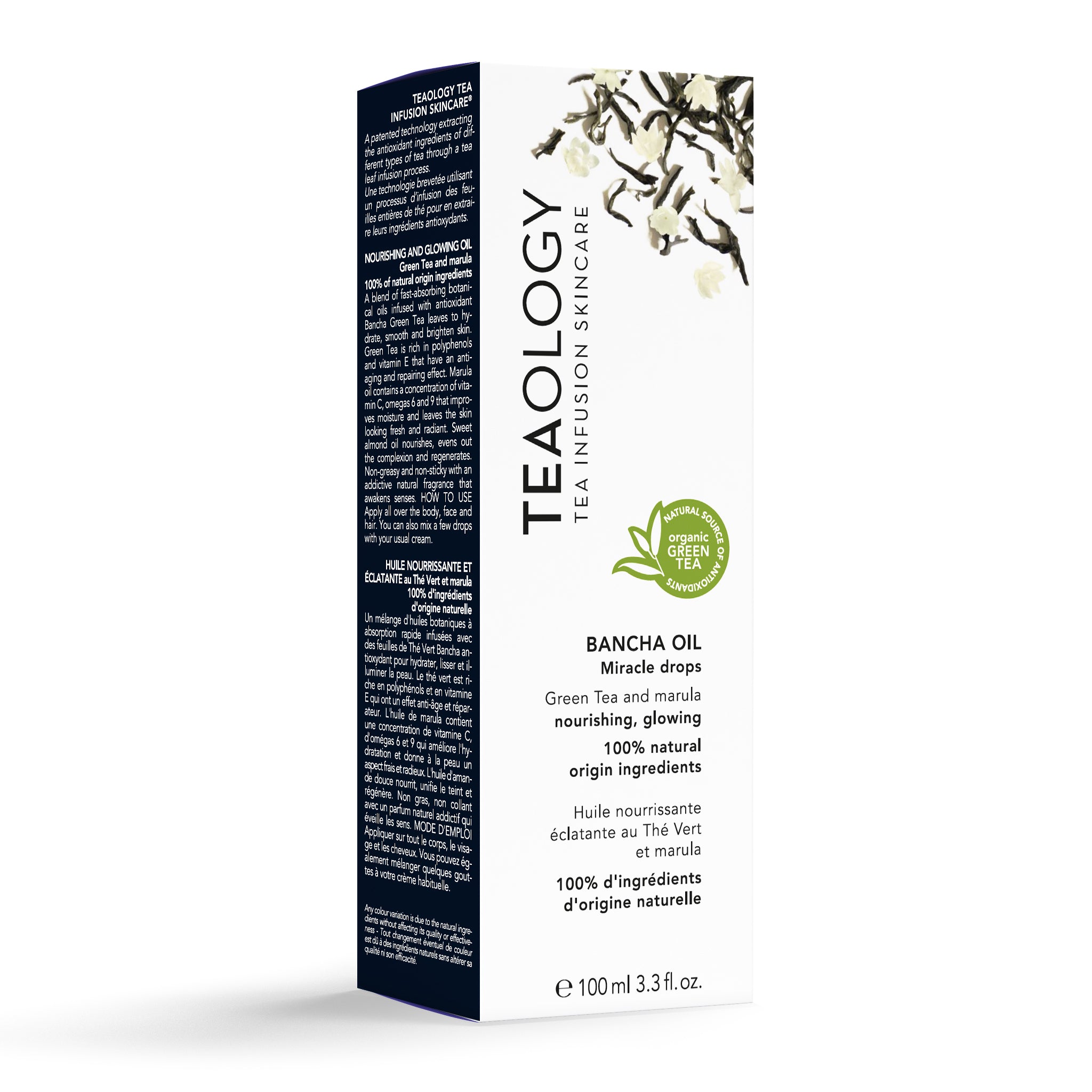 Olio corpo multifunzione al the verde, nutriente e illuminante