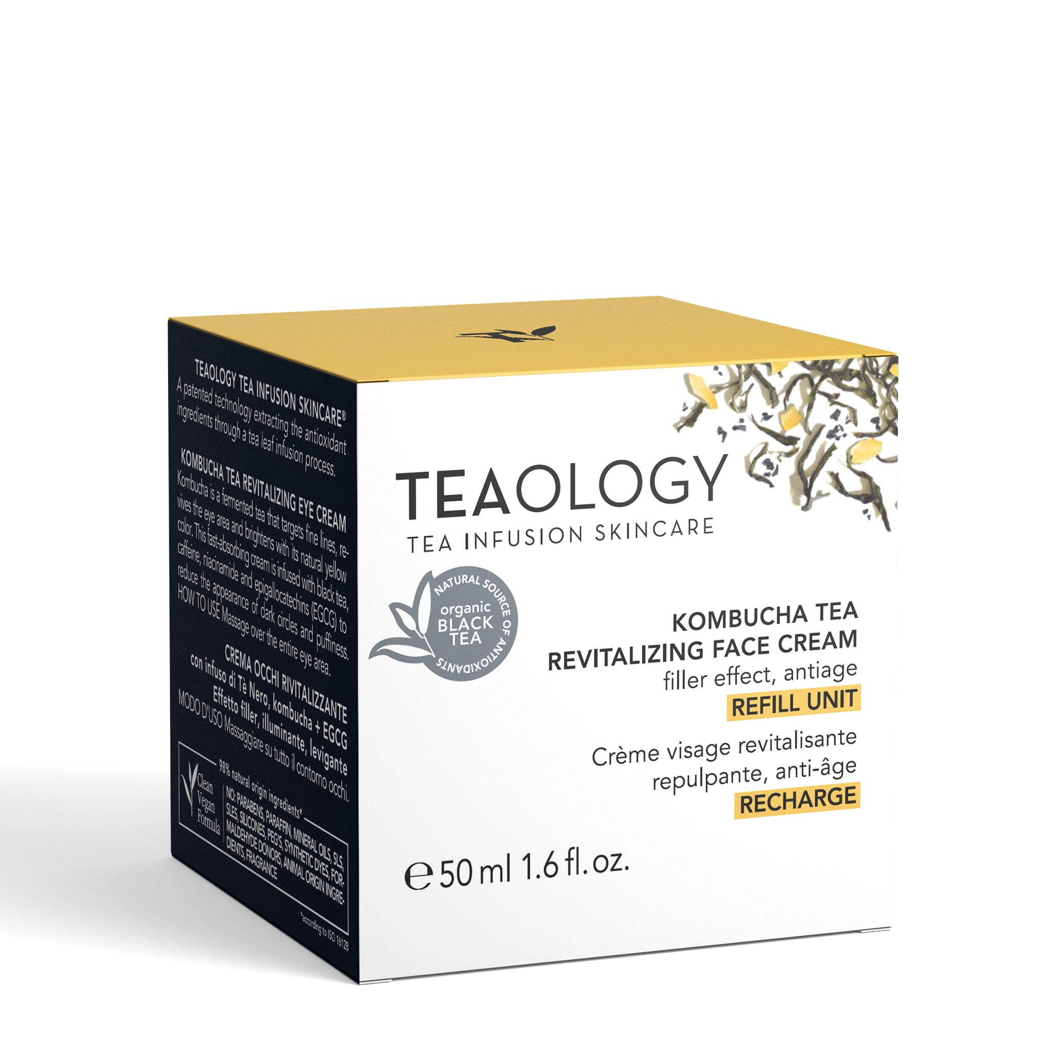 Kombucha Tea Crema Viso Rivitalizzante Ricarica
