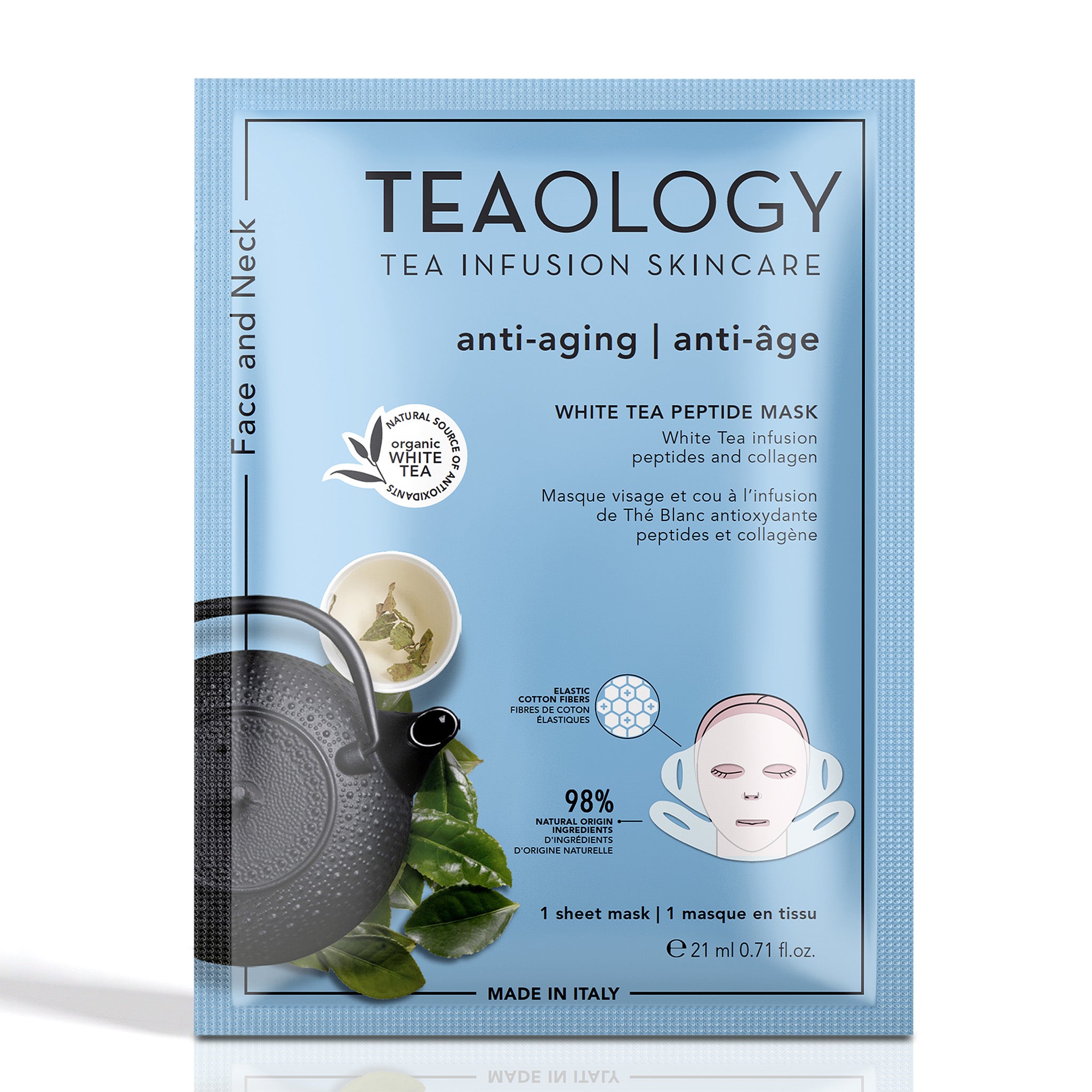 White Tea Anti-Aging Face and Neck Mask