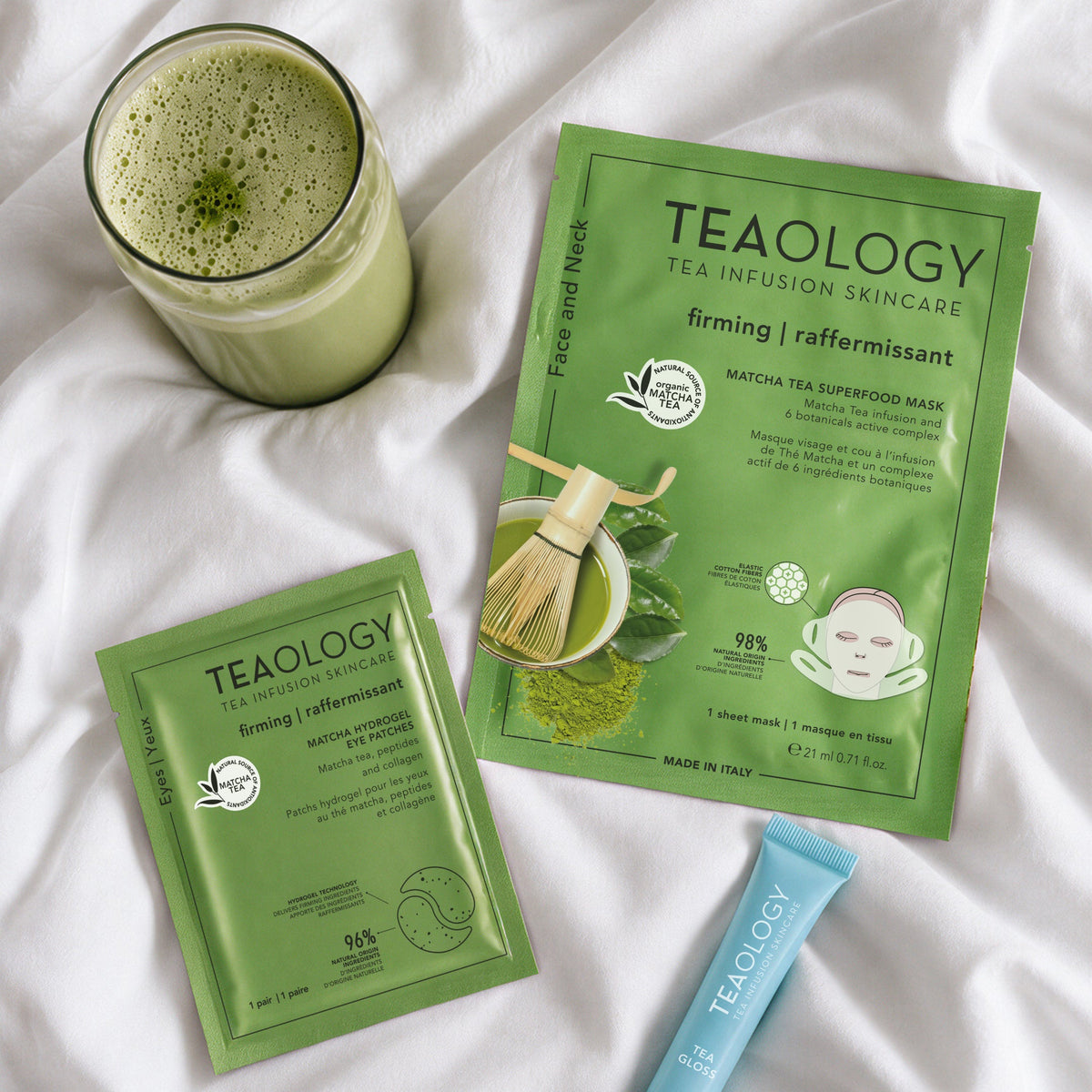 Matcha Tea Superfood Mask | Firming Face and Neck Mask with Matcha