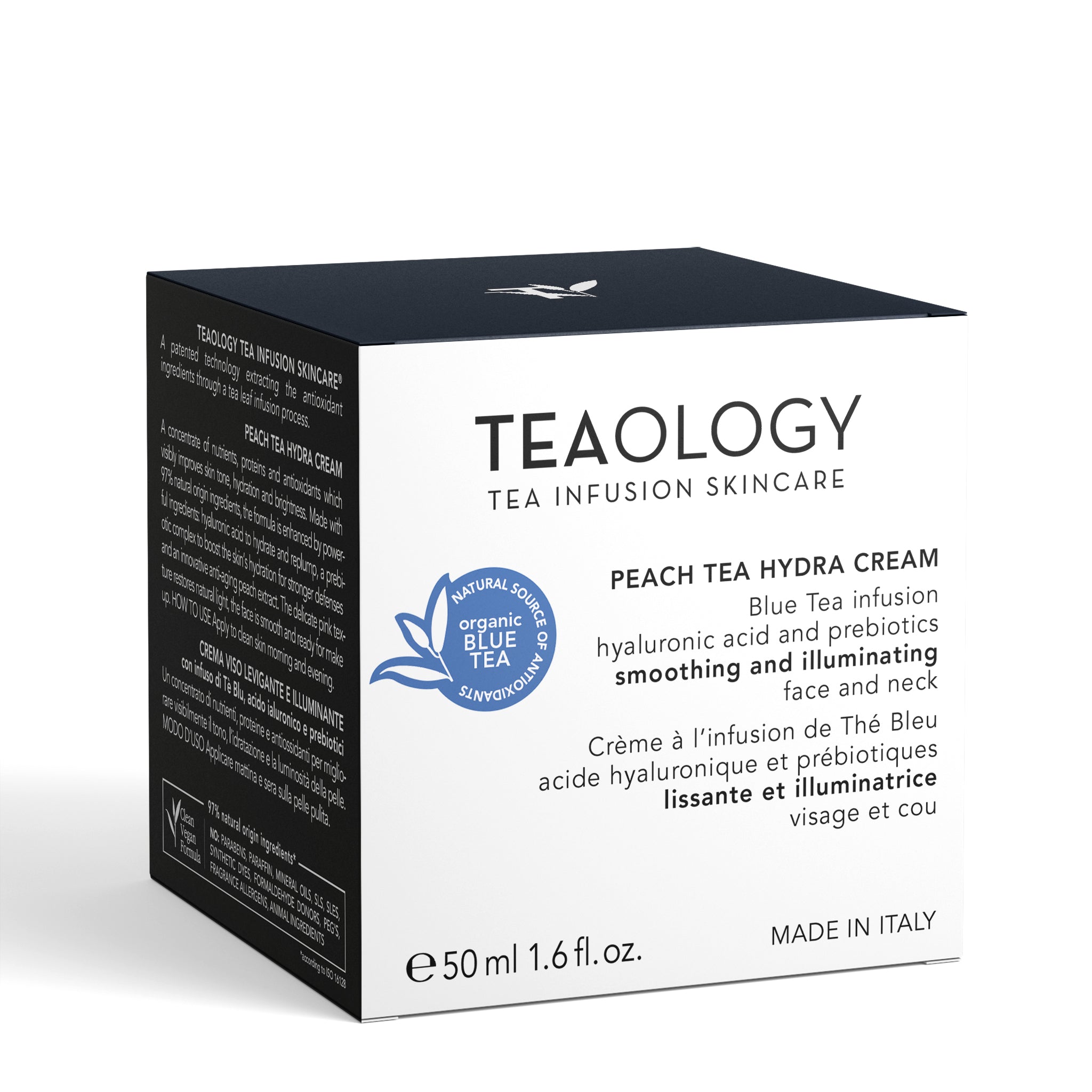Peach Tea Moisturizing Face Cream with Hyaluronic Acid and Prebiotics