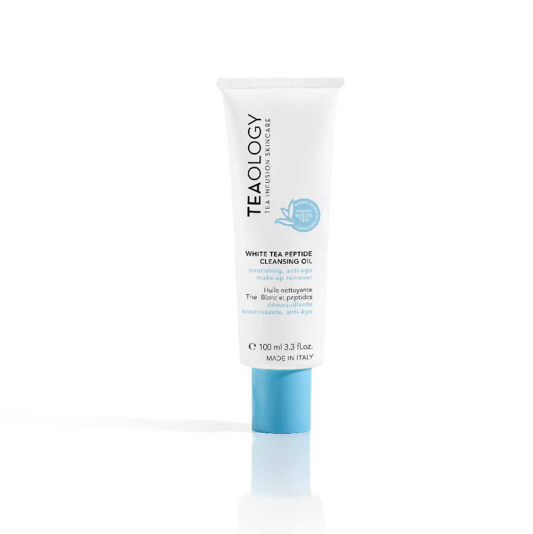 White Tea Peptide Cleansing Oil - Facial cleansing oil with peptides
