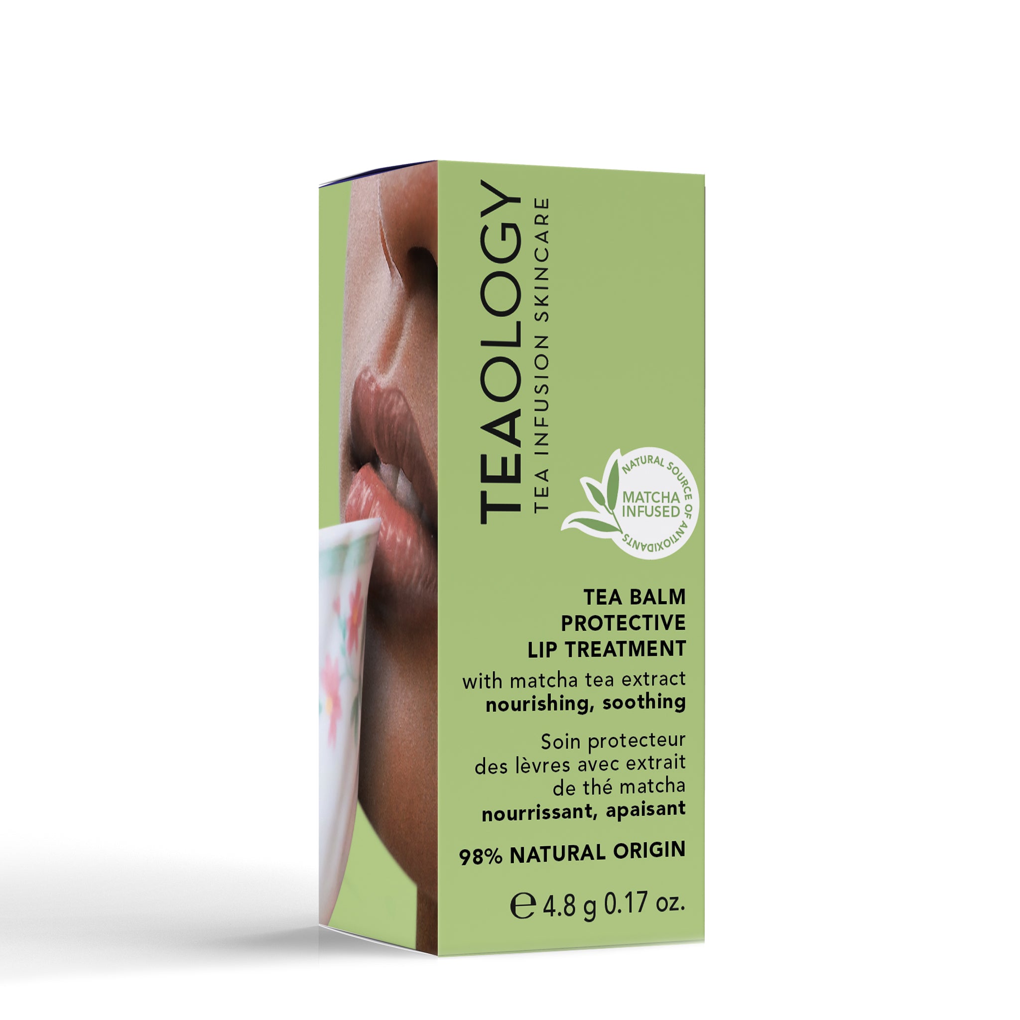 Tea Balm Protective Lip Balm | Transparent Matcha