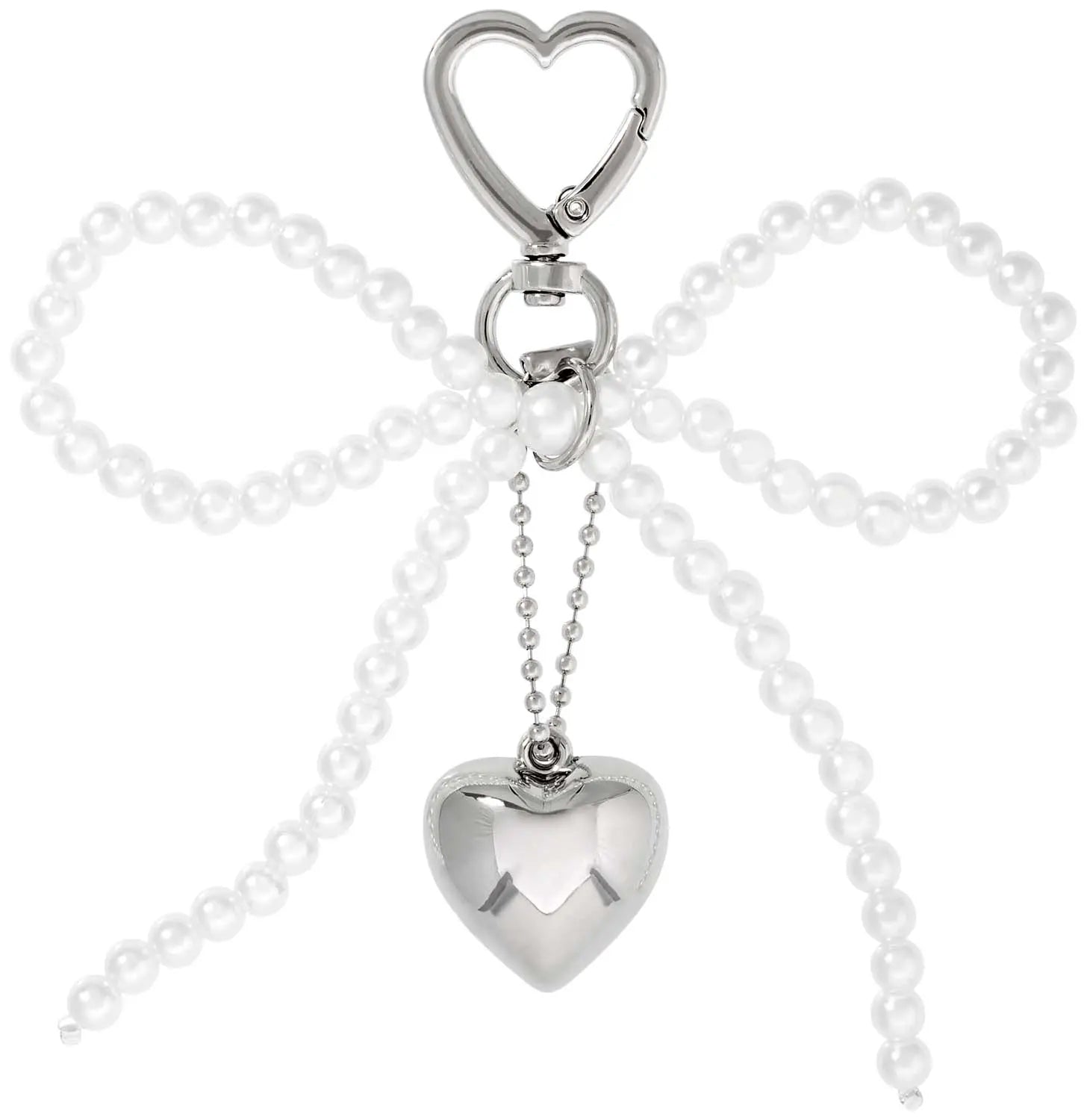 Pearly Ribbon Keyring - Teaology x BB