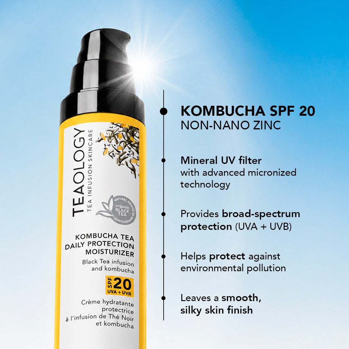 Kombucha Tea Crema Idratante Protettiva SPF 20 con Kombucha