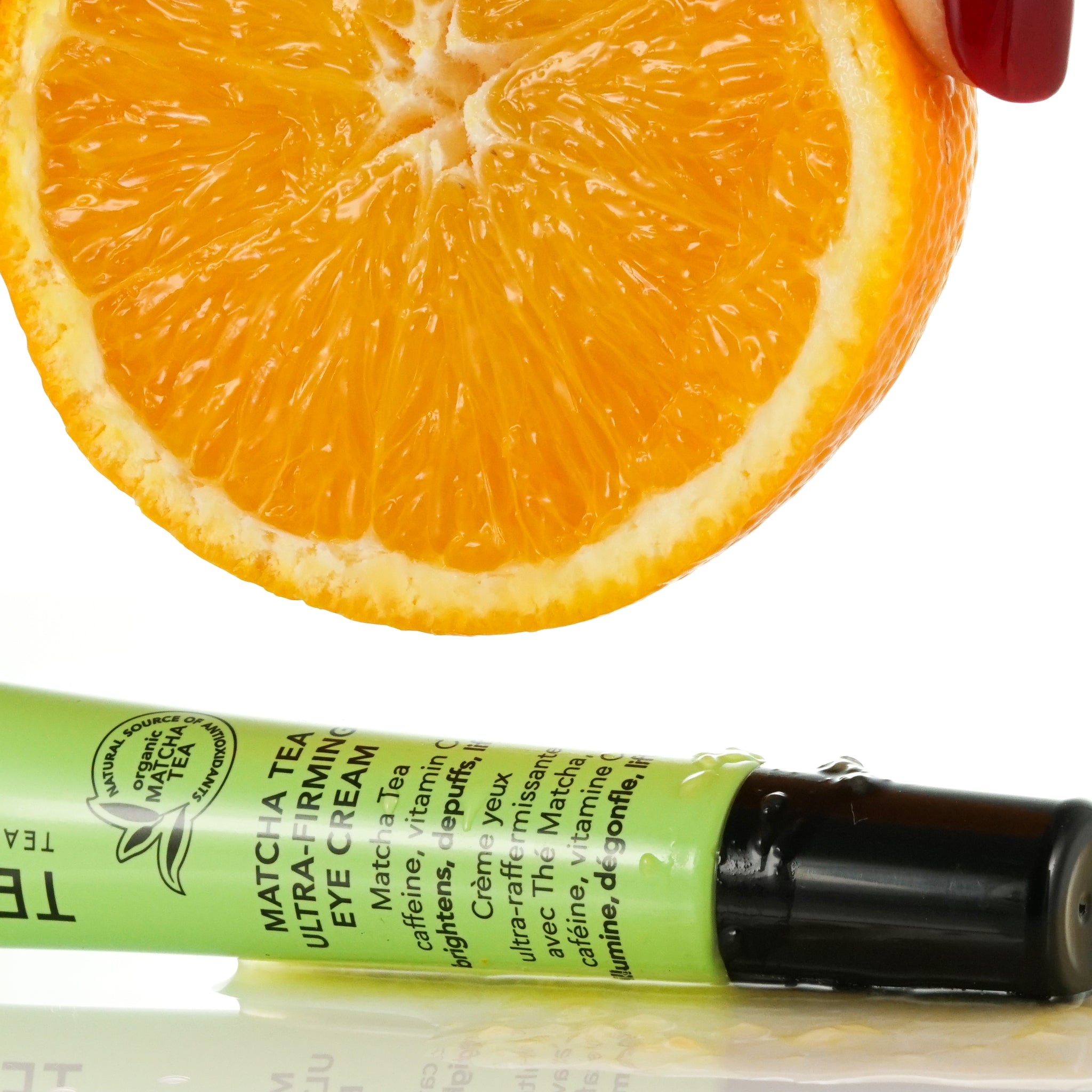 Matcha tea crema contorno occhi con infuso di Tè Matcha, Acido Ialuronico, Caffeina e Vitamina C, illumina il contorno occhi, elimina i gonfiori, tonifica le palpebre.