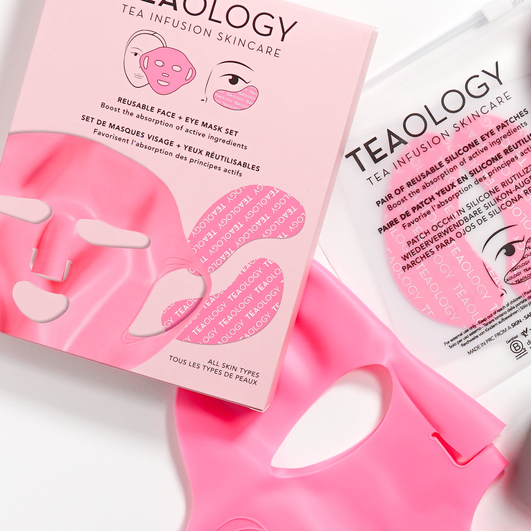 Set Maschera viso + occhi riutilizzabili