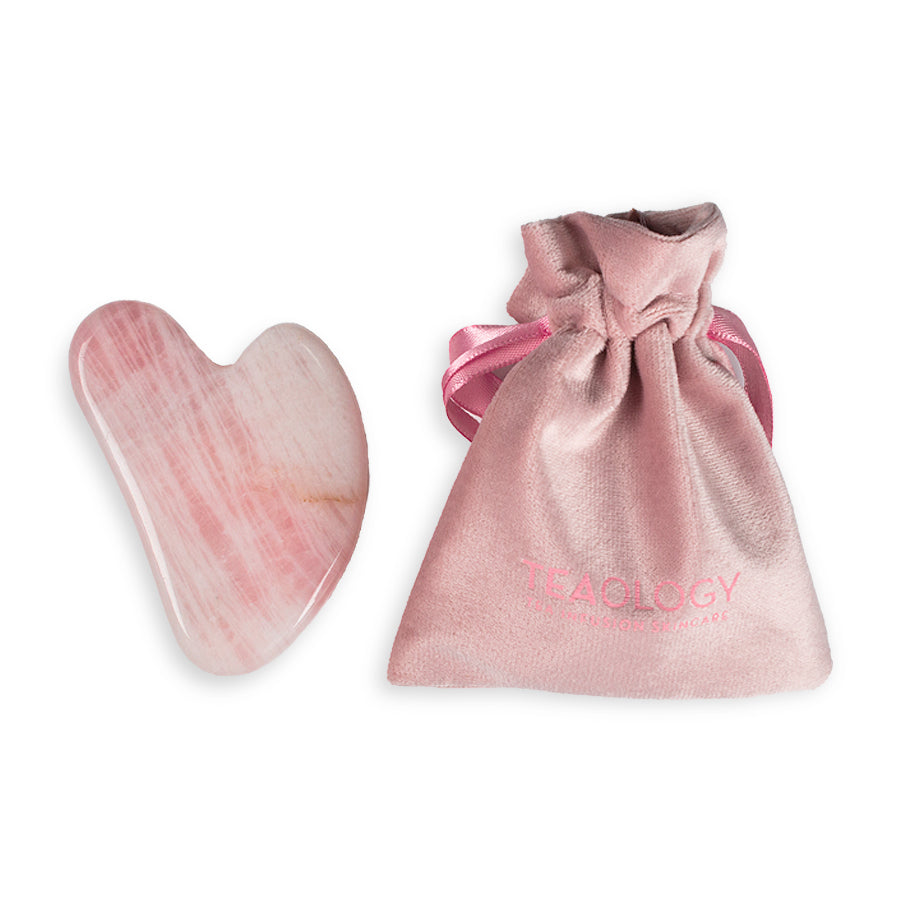 Gua Sha in quarzo rosa naturale