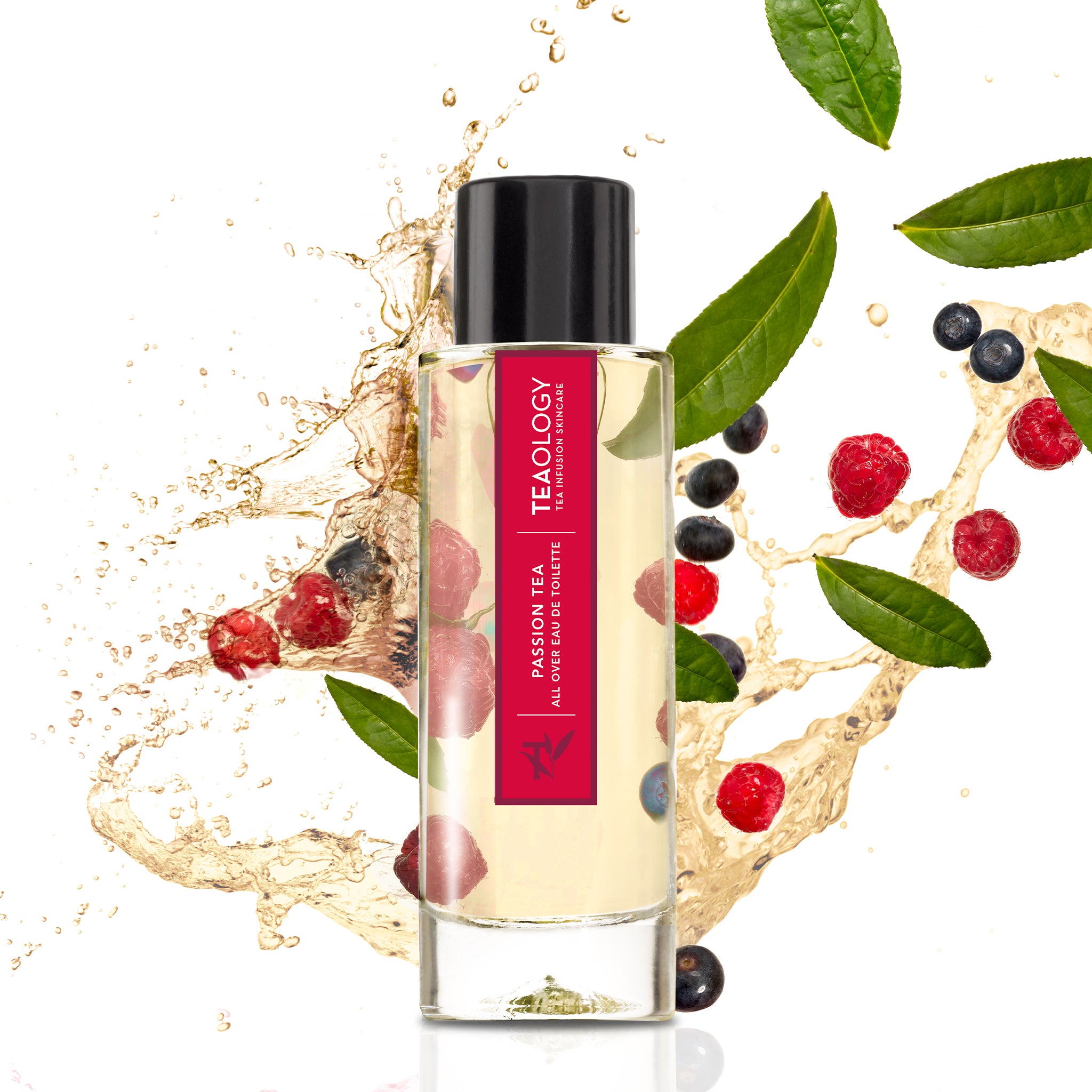 Passion Tea Eau De Toilette con lampone, vaniglia e foglie di tè