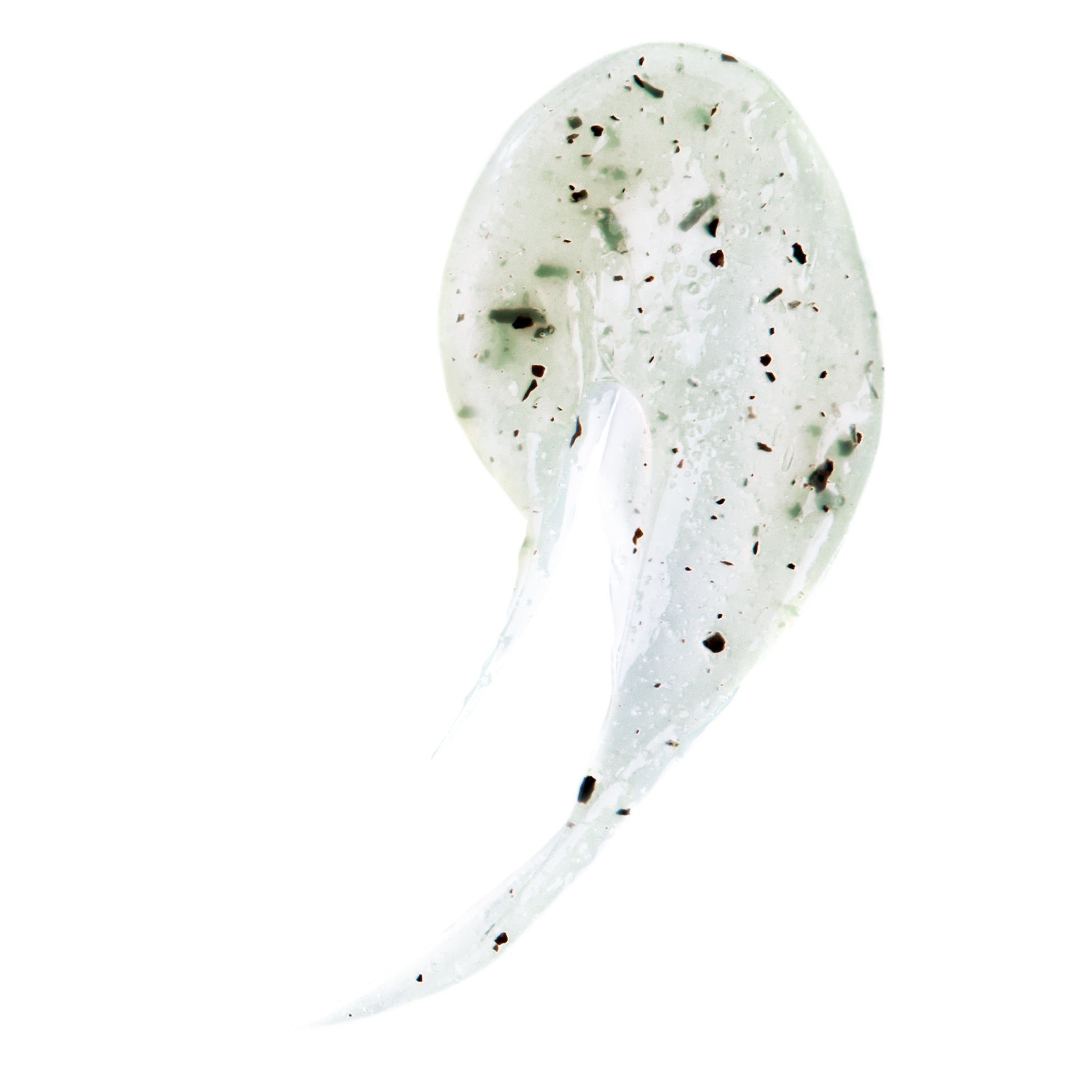 Texture Scrub crema-burro viso con estratto di Tè verde Bio, foglie di tè e cristalli di zucchero ad azione detossinante e illuminante.