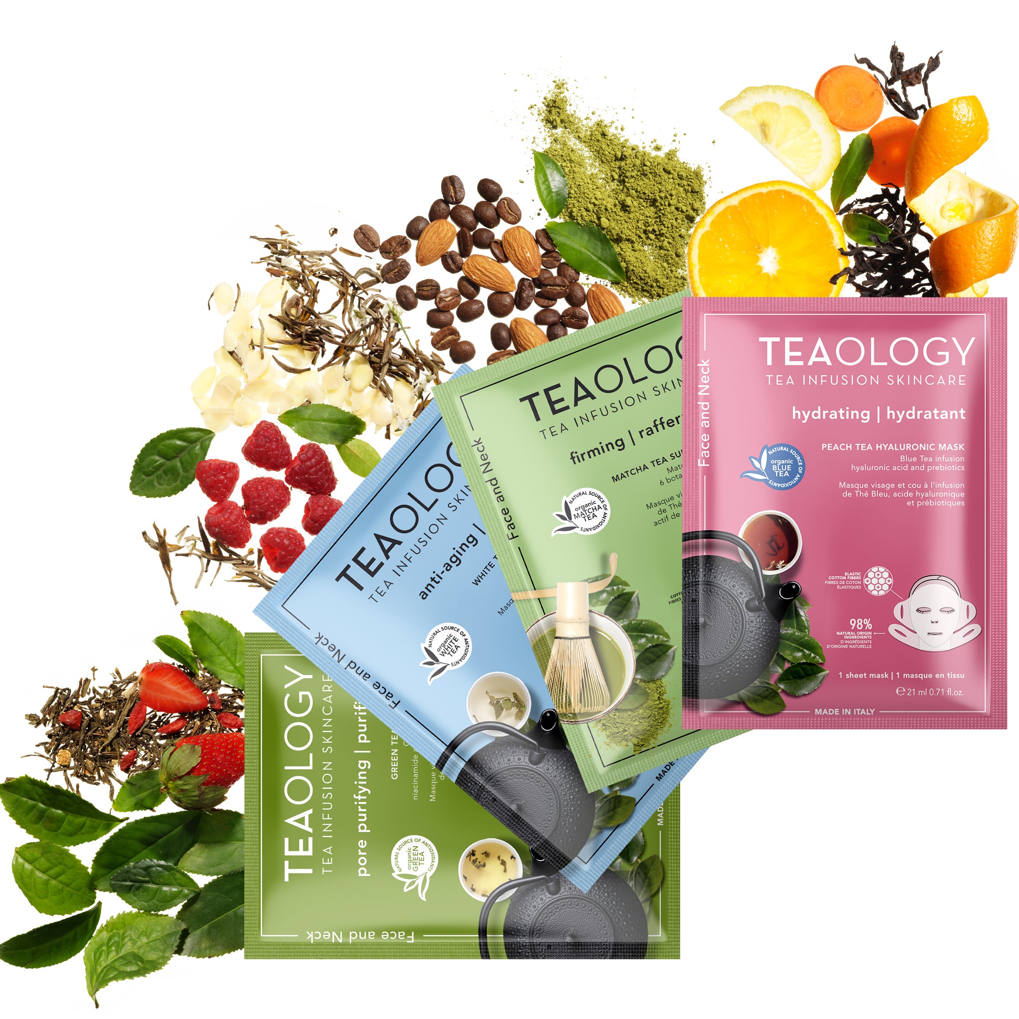 White Tea Anti-Aging Face and Neck Mask