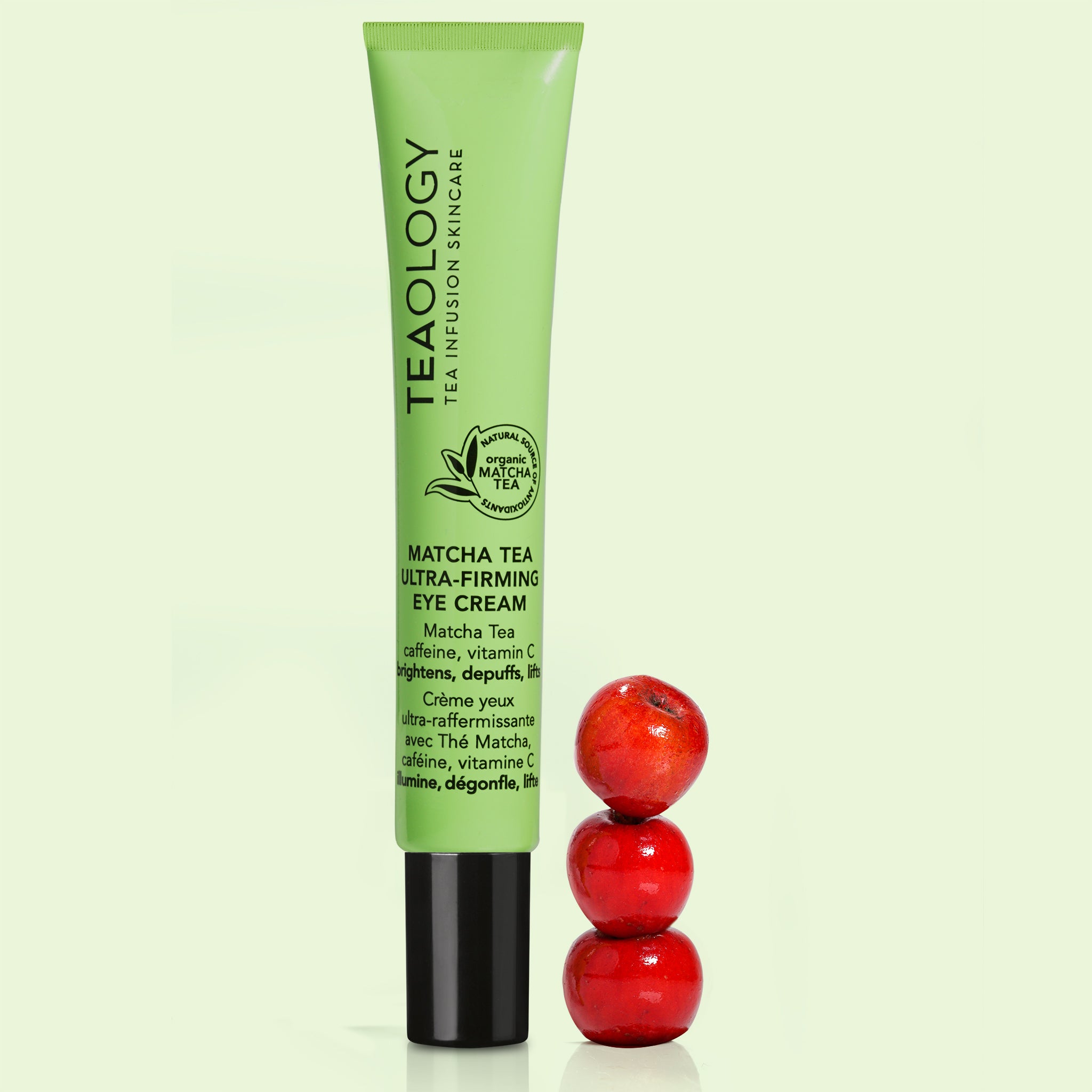 Matcha tea crema contorno occhi con infuso di Tè Matcha, Acido Ialuronico, Caffeina e Vitamina C, illumina il contorno occhi, elimina i gonfiori, tonifica le palpebre.