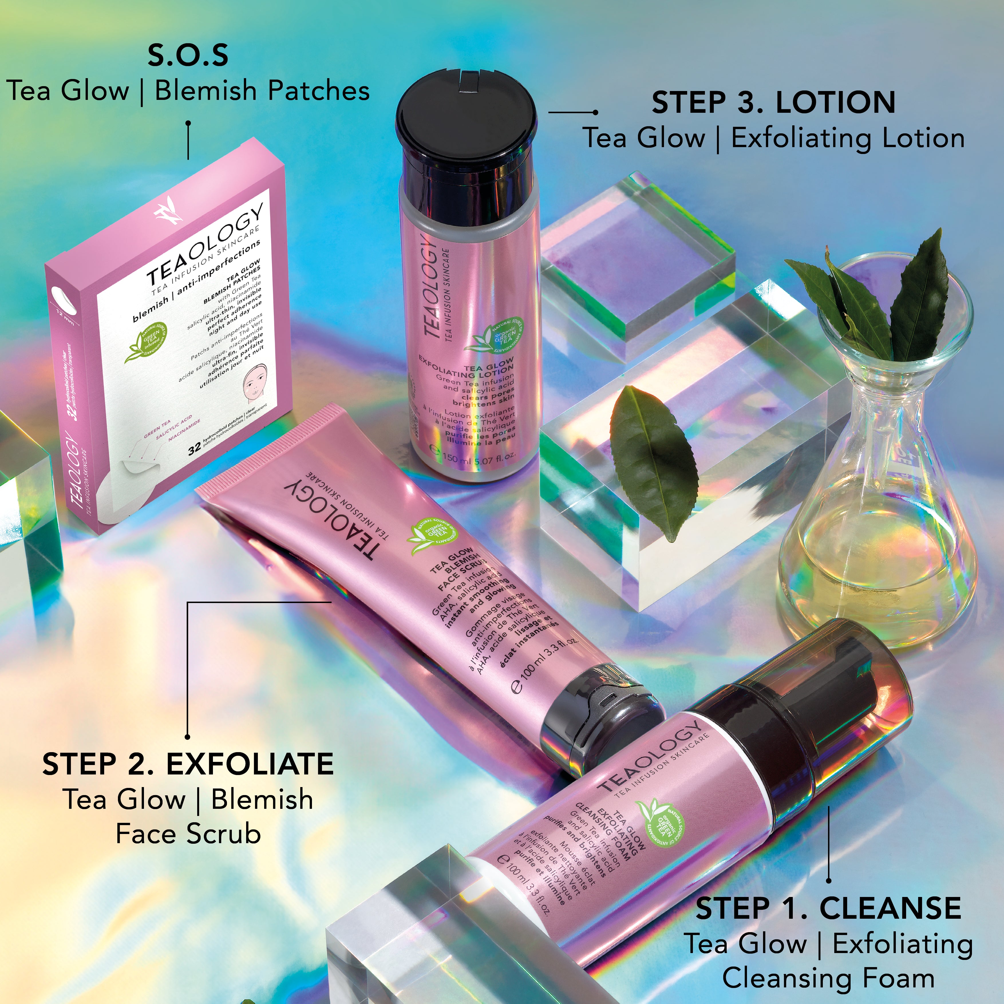 Tea Glow - Scrub Esfoliante viso anti-imperfezioni