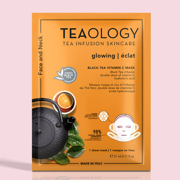 Vitamin C Maschera illuminante per viso e collo – Teaology Skincare