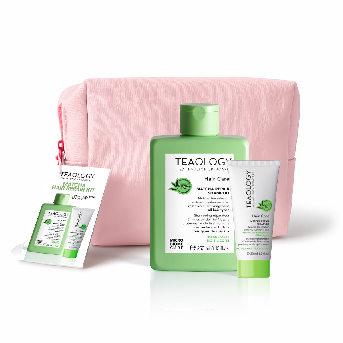 Matcha Hair Repair Routine