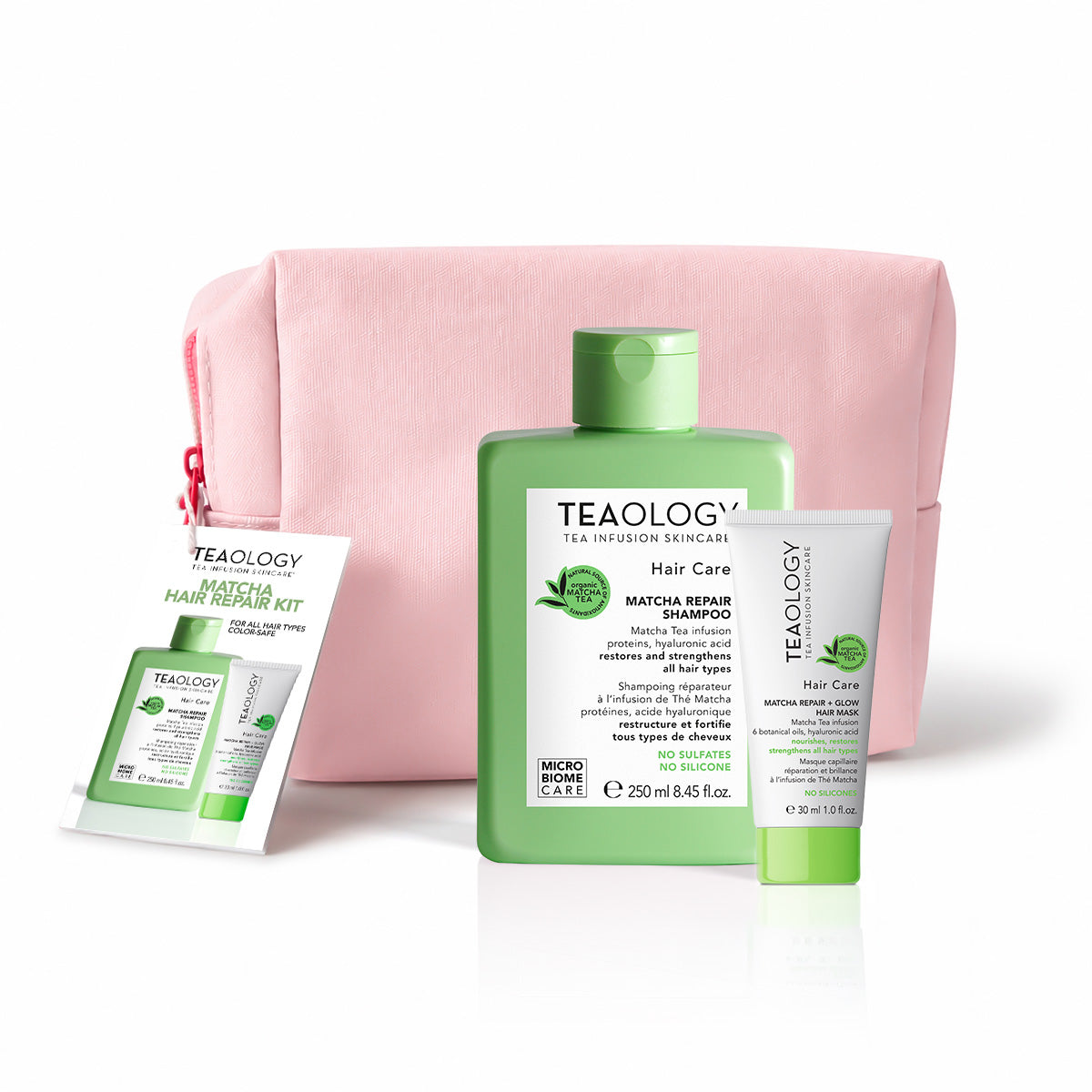 Matcha Hair Repair Routine