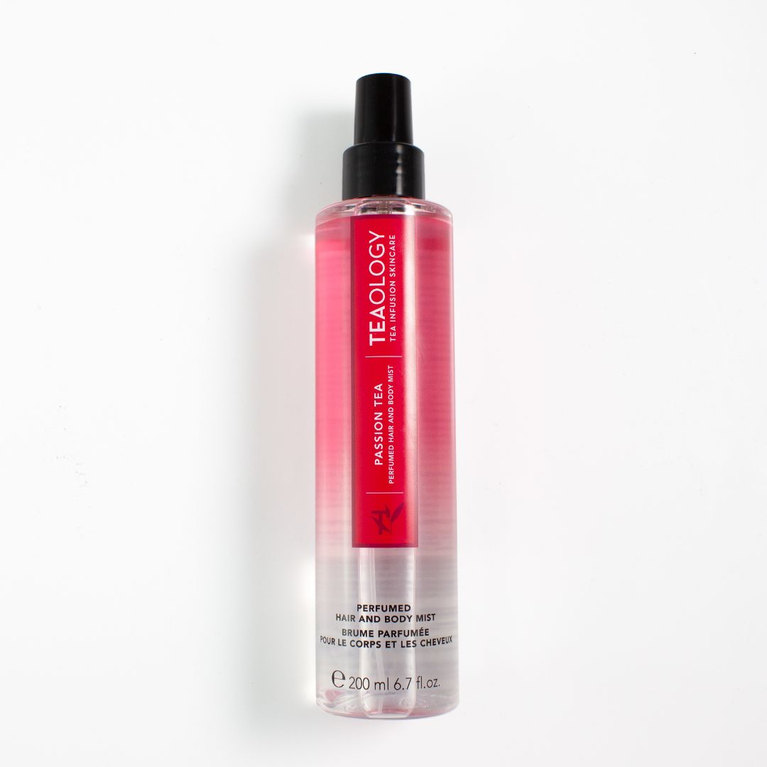 Passion tea hair and body mist con lampone, vaniglia e tè nero