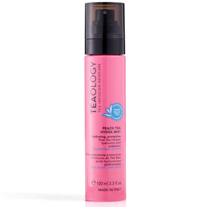 Peach Tea Spray viso idratante, illuminante con acido ialuronico