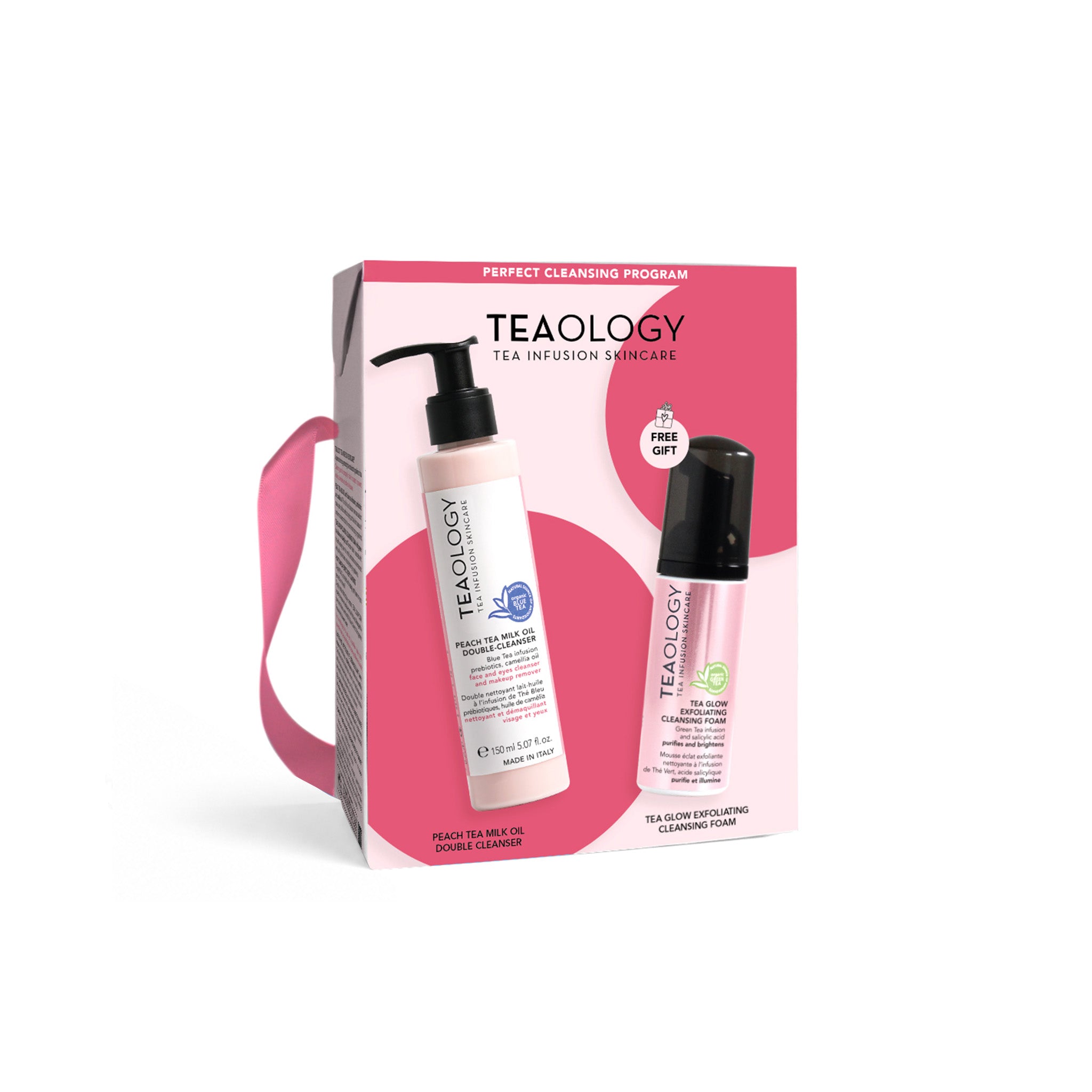 Programma Detersione Perfetta - Peach Tea milk oil + Tea glow Foam