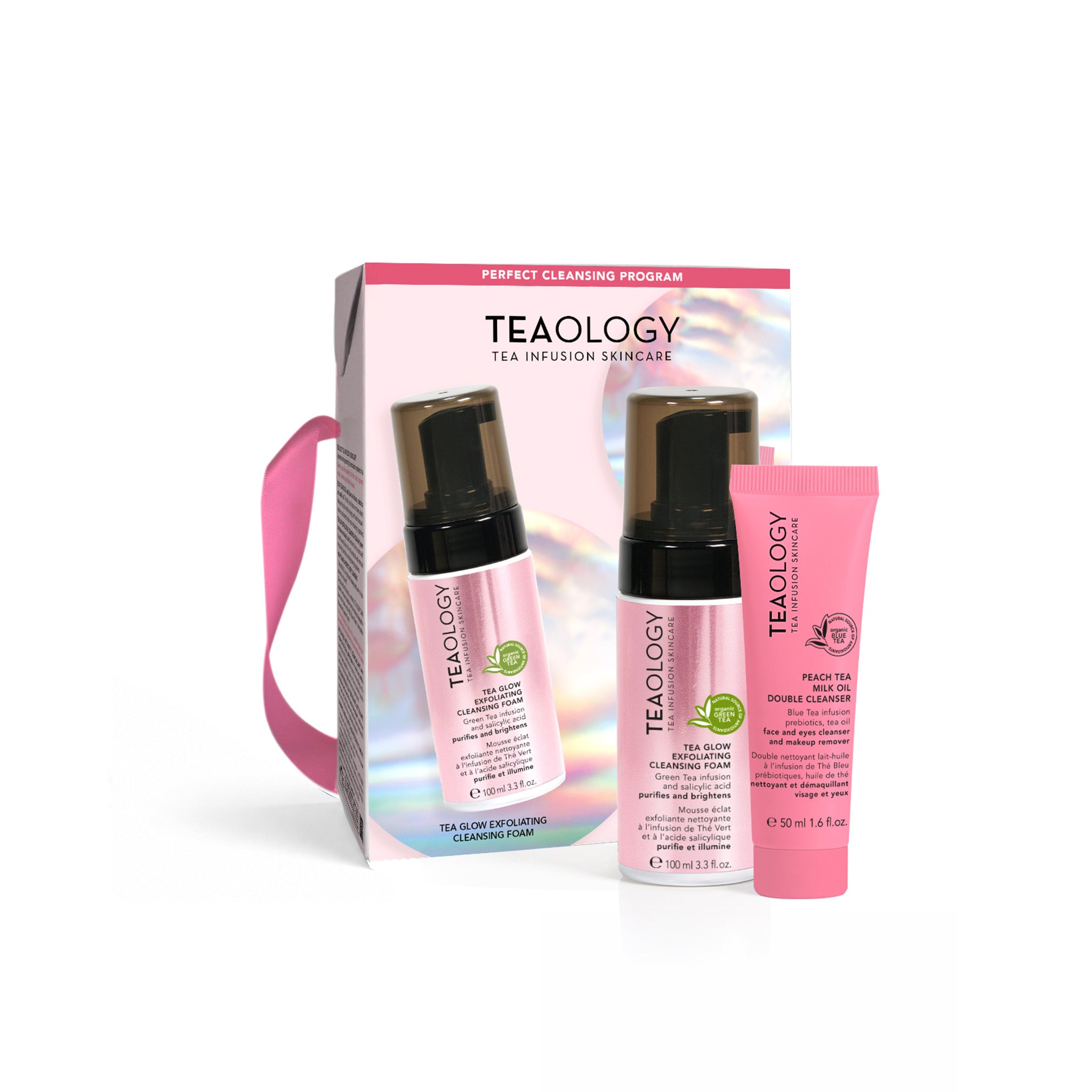 Perfect Cleansing Program - Tea Glow Foam + Peach Tea Milk Oil