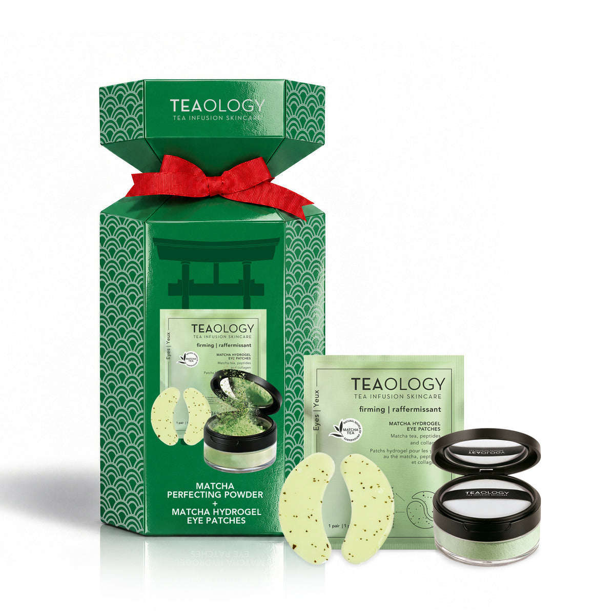 Prodotti inclusi nel Matcha Perfecting Set: Matcha Tea Perfecting Powder e Matcha Hydrogel Eye Patch