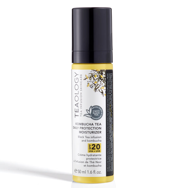 Kombucha Tea Crema Idratante Protettiva SPF 20 con infuso di Tè Nero e kombucha