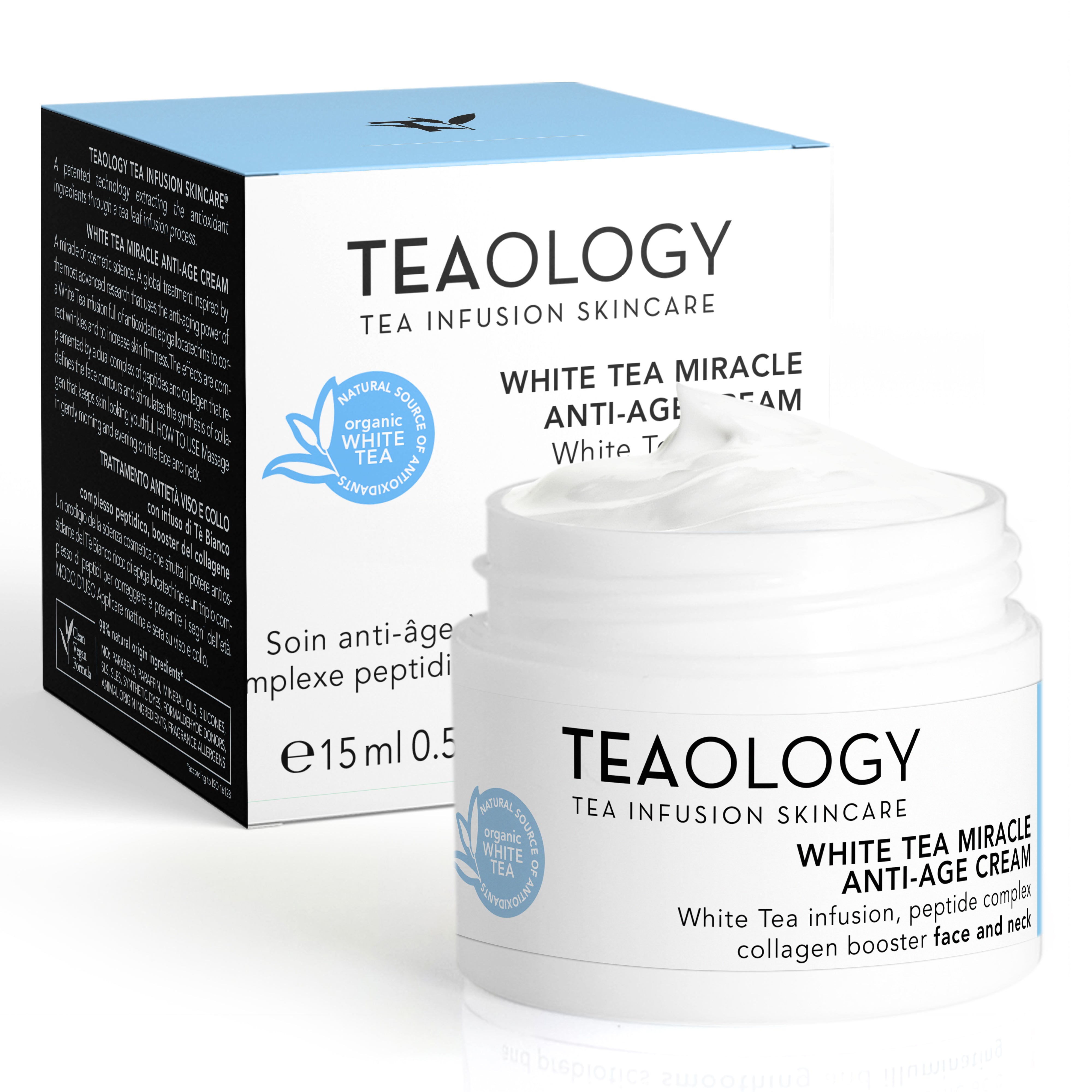 White Tea Miracle Anti-Aging Peptide Cream | 15 ml